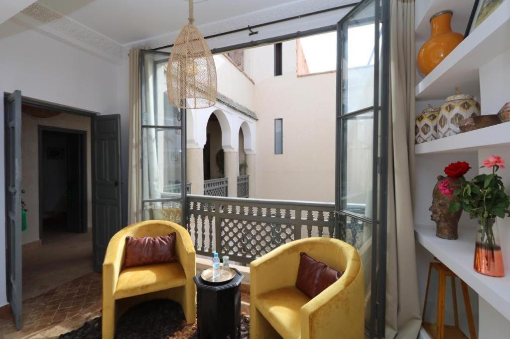 Riad103 chauffée sur le jacuzzi in rooftop&pool SPA Marrakesh Exterior foto